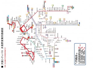 N 大阪シティバス路線図